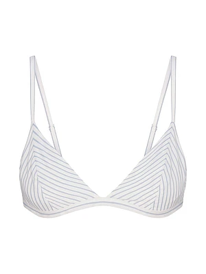 Cotton Poplin Triangle Bralette