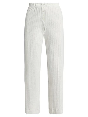 Pointelle Knit Boxer Pants