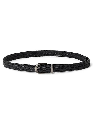 Stretch Braided Leather Belt
