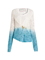 Ombré Wool-Silk Sweater