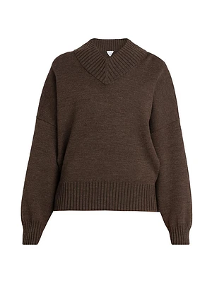 Oversized Double-Knit Sweater