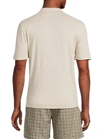 Cillian Cotton-Blend Polo Sweater