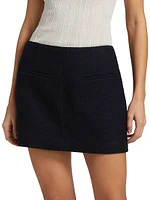 Cowan Bouclé A-Line Miniskirt