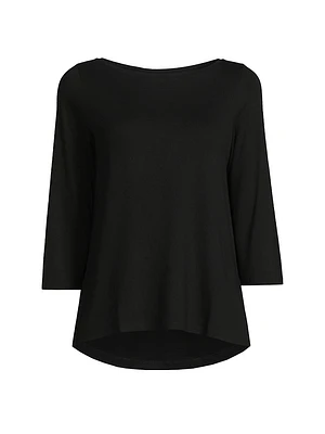 Soft Touch Pleated Back Top