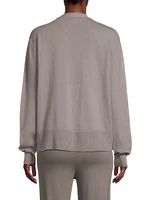 Stretch-Cotton V-Neck Cardigan