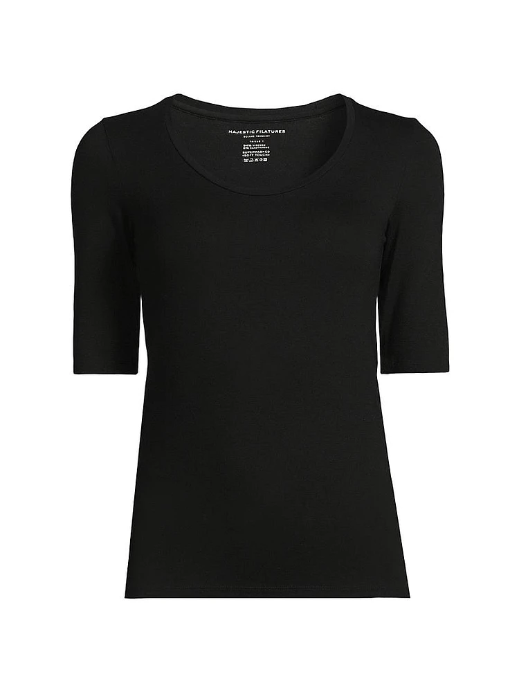 Soft Touch Scoopneck Top