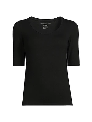 Soft Touch Scoopneck Top