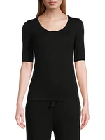 Soft Touch Scoopneck Top