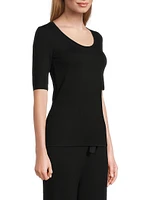 Soft Touch Scoopneck Top