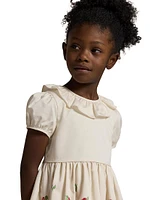 Little Girl's & Floral Sateen Dress