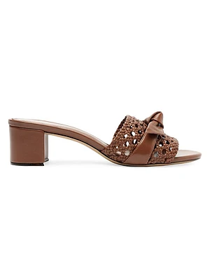 Clarita Tresse 60MM Knotted Leather Sandals