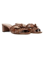 Clarita Tresse 60MM Knotted Leather Sandals