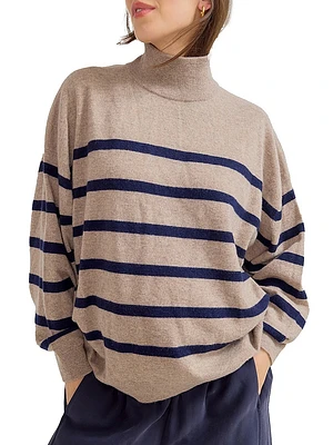 The Maternity Estella Cashmere Turtleneck Sweater