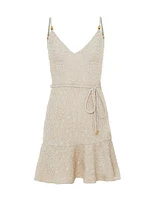 Papillon Jacquard A-Line Minidress