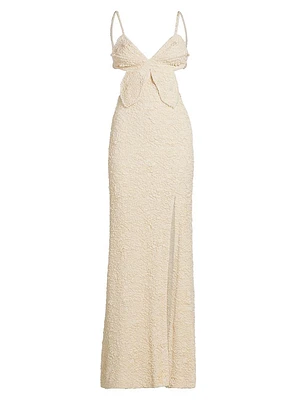 Papillon Jacquard Butterfly Maxi Dress