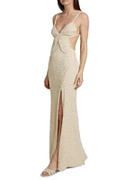 Papillon Jacquard Butterfly Maxi Dress