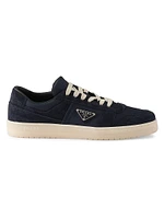 Downtown Re-Nylon and Suede Sneakers