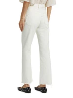 Calla Raw-Edge Ankle Jeans