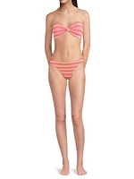 Margot Striped Bikini Bottom