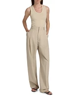 Mid Rise Trousers