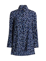 Emmeline Floral Silk-Blend Button-Front Shirt