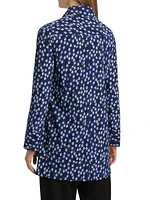 Emmeline Floral Silk-Blend Button-Front Shirt
