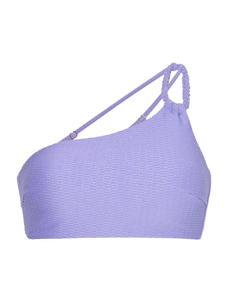 One-Shoulder Bandeau Bikini Top