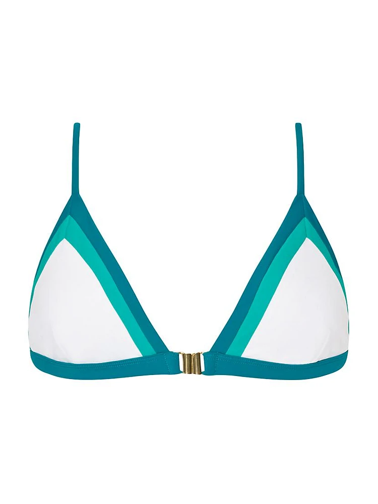 Amalfi Colorblocked Bikini Top