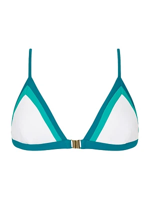 Amalfi Colorblocked Bikini Top