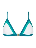 Amalfi Colorblocked Bikini Top