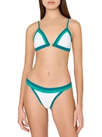 Amalfi Colorblocked Bikini Top