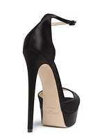 Max 150MM Satin Platform Sandals