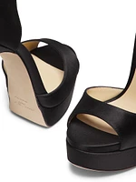 Max 150MM Satin Platform Sandals