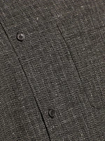Cotton & Linen Button-Front Shirt