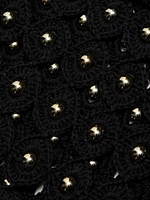 Coco Beaded Cotton Boatneck Top