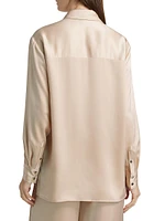 Riley Satin Boyfriend Shirt
