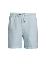 Air Linen-Blend Drawstring Shorts