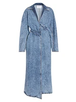 Spiral Maxi Trench Coat