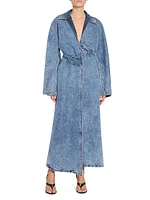 Spiral Maxi Trench Coat