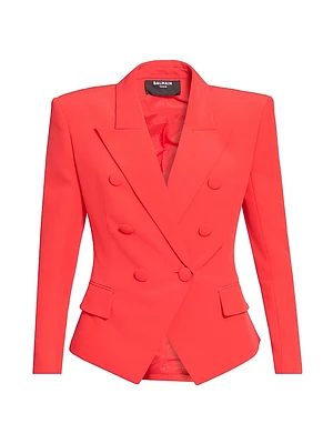 Crepe Fitted Jacket