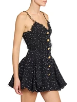 Tweed A-Line Minidress