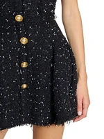 Tweed A-Line Minidress