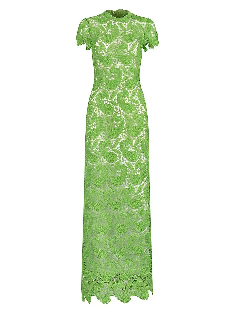 Roxanna Lace Column Gown