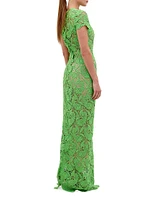 Roxanna Lace Column Gown