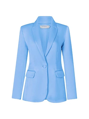 Rebeca Hammered Satin Blazer