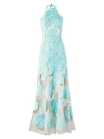 Mab Lace Tulle A-line Gown