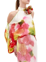 Safira Floral Silk Blouse