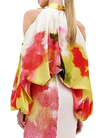 Safira Floral Silk Blouse