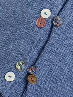 Nora Lite Cotton Crewneck Cardigan