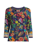 The Janie Farout V-Neck T-Shirt